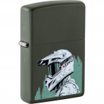 Zippo Mat Ye�il Kask Tasar�m �akmak