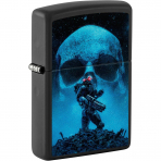 Zippo Mat Siyah Uzay Askeri �akmak