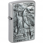 Zippo American Emblem Street Chrome R�zgar Ge�irmez �akmak