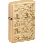 Zippo Hieroglyphs High Polish Brass R�zgar Ge�irmez �akmak