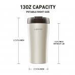 Leidfor Yal�t�ml� Termos (Beyaz) (380ml)