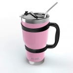 North Paslanmaz elik Mug (Pembe) (880ml)