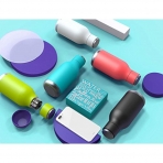 asobu Urban Yal�t�ml� Paslanmaz �elik �i�e (470ml) (Turquoise)