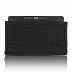 Infinity Wallet Erkek Minimal C�zdan (Siyah)