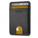 Buffway nce Minimal RFID Engellemeli Kartlk (Siyah)