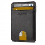 Buffway nce Minimal RFID Engellemeli Kartlk (Siyah)