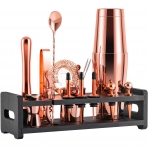 Soing Paslanmaz elik Shaker Set (24 Para)(Rose Gold)