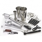 Barfly Paslanmaz elik Kokteyl Shaker Set (19 Para)