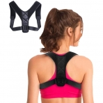 Posture Corrector Unisex Standart Beden Dik Duru� Korsesi (Siyah)