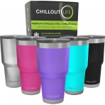 CHILLOUT LIFE 880ml Paslanmaz elik Termos (Mor)