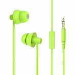 MAXROCK Silikon Kablolu Kulak İçi Kulaklık (Yeşil)