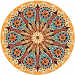 Enkore 4 Para Seramik Bardak Altl (Mandala)