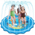 Mademax Sprinkler Şişme Çocuk Su Oyun Matı (Mavi)
