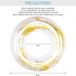 Polita 3 Par�a �i�me Deniz-Havuz Simidi (�effaf Simli)