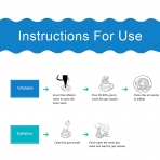 Raoccuy 2 Par�a �i�me Deniz Yata�� (Mavi-Pembe)