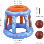 CLISPEED ime Havuz in Basketbol Potas ve 2 Adet Top (Mavi)