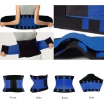 SHAPVII Kad�n Korse (Siyah-Mavi) (3XL)