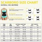 SCARBORO Neopren Korse (4XL)(Siyah)