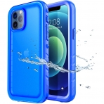 SPORTLINK iPhone 12 Pro Max Su Geirmez Klf-Blue