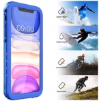 SPORTLINK iPhone 11 Su Geirmez Klf-Blue