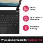 Brydge Pro+ Microsoft Surface Pro 7 Kablosuz Klavye-Black