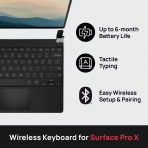 Brydge SPX+ Microsoft Surface Pro X in Kablosuz Klavye-Platinum