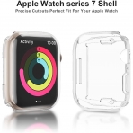 JZK Apple Watch 7 Ekran Koruyucu Bumper (41mm)(2 Adet)
