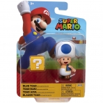 SUPER MARIO Blue Toad  Aksiyon Figr(10 cm)