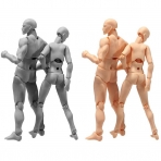 Tenflyer Body Kun DX & Body-Chan DX Aksiyon Figr(13 cm)