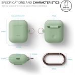 elago Silikon Apple  AirPods 2 Klf-Pastel Green