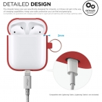 elago Silikon Apple  AirPods 2 Klf-Red