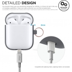 elago Silikon Apple  AirPods 2 Klf-Medium Grey