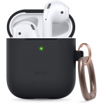 elago Silikon Apple  AirPods 2 Klf-Black