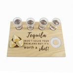 Tequila Ahap Bardak Altl(1adet)(Kahverengi)