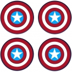 Dewigeso  Dekoratif Bardak Altl(4 adet)(Captain America)
