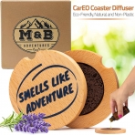 M&B Adventures Dekoratif Bardak Altl(2adet)(Kahverengi)
