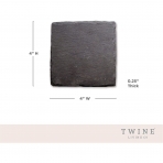 Twine  Seramik Bardak Altl(4adet)(Gri)