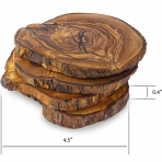 Forest Decor Ahap Bardak Altl(4adet)(Kahverengi)