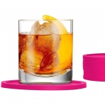 MarhJean Silikonlu Bardak Altl(Pembe)(8adet)