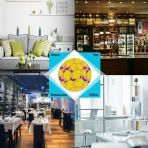 visesunny Limon Desenli Mantar Bardak Altl(2 adet)