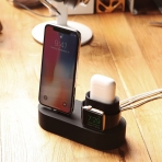 elago W Apple Watch/AirPods/iPhone arj Stand-Black