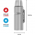 THERMOS 2011ml elik Termos(Gri)