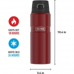 THERMOS  710 mL elik Termos(Krmz)