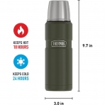 THERMOS 473ml elik Termos(Yeil)