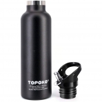 TOPOKO 740 mL elik Termos(Siyah)