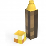 Zak Designs Minecraft 650 mL Plastik Termos(Renkli)