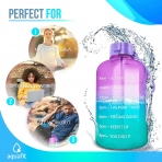 AQUAFIT 1890 mL Silikon Termos(Mor/Ye�il)