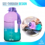 AQUAFIT 1890 mL Silikon Termos(Mor/Ye�il)
