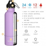 TOPOKO 740 mL elik Termos(Mor)