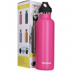 TOPOKO 740 mL elik Termos(Pembe)